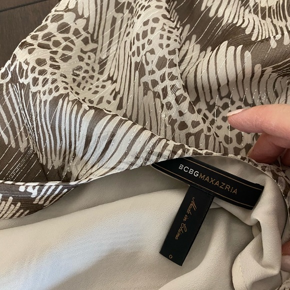 BCBG Max Azria silk animal print dress - Picture 3 of 4